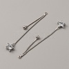Brass Rhinestone Tassel Big Pendants KK-TAC0011-03C-1