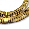 Electroplate Non-magnetic Synthetic Hematite Beads Strands G-I175-04-2