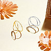 Rhodium Plated 925 Sterling Silver Hoop Earrings JE670A-02-2
