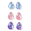 Resin Imitation Opal Cabochons RESI-H148-16-1