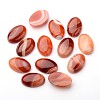Natural Striped Agate/Banded Agate Oval Cabochons G-L394-02-30-20mm-1