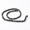 Round Natural Kambaba Jasper Bead Strands G-J346-29-6mm-2