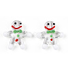 Gingerbread Man Handmade Lampwork Beads LAMP-G150-04C-1