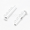 Sterling Silver Slide Lock Clasps STER-K035-03-2