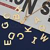 304 Stainless Steel Letter Charms STAS-P141-7
