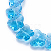 Transparent Glass Beads GLAA-Q066-14mm-B11-3