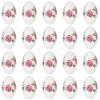 20Pcs Handmade Foil Glass Lampwork Beads LAMP-PA0001-63A-1