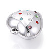 Acrylic & Rhinestone Pendants OACR-T030-41A-2