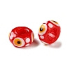 Handmade Lampwork European Beads LA-CBA0C61-01-3