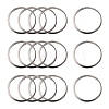 Tarnish Resistant 201 Stainless Steel Linking Rings STAS-F192-001P-03-1