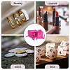 20Pcs Rectangle Polyester Imitation Burlap Packing Pouches Drawstring Bags ABAG-TA0001-95E-7