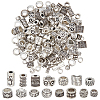 150Pcs 15 Styles Tibetan Style Alloy Beads TIBEB-SC0001-51-1