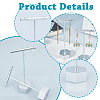 2Sets 2 Style T Shape Iron Earring Displays EDIS-PH0001-09-6