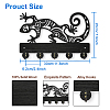Wood & Iron Wall Mounted Hangers HJEW-WH0055-057-2