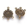 Tibetan Style Alloy Chandelier Components Links MLF0145Y-NF-1