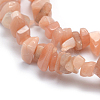 Natural Sunstone Beads Strands X-G-P332-46-2