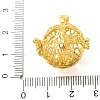 Brass Cage Pendants KK-CBA8ACD-03G-3