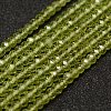 Natural Peridot Beads Strands G-F460-05-1