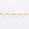 3.28 Feet Handmade Ion Plating(IP) 304 Stainless Steel Dapped Chains X-CHS-H007-62G-1