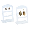 Organic Glass Earring Display Racks X-EDIS-N001-02B-1