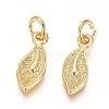 Electroplated Alloy Charms PALLOY-G267-14G-2