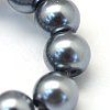 Baking Paint Glass Pearl Bead Strands X-HY-Q003-3mm-12-3