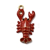 304 Stainless Steel Enamel Pendants X-STAS-I355-11G-08-1