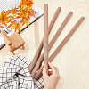 Round Walnut Wooden Sticks WOOD-WH0034-27B-3