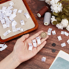 500Pcs 10 Styles Polyester Clothing Size Labels FIND-BC0014-07B-3