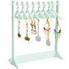 1 Set Coat Hanger Shaped Acrylic Earring Display Stands EDIS-CP0001-15B-1