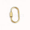 PVD Vacuum Plating 304 Stainless Steel Screw Carabiner Lock Charms STAS-H107-04B-G-3