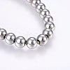 Tarnish Resistant Adjustable 304 Stainless Steel Slider Bracelets BJEW-F330-09P-2