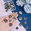 35pcs 7 styles Alloy Enamel Pendants ENAM-PH0002-81-3