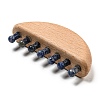 Natural Blue Spot Jasper Scalp Massager AJEW-G058-01E-2
