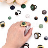 Adjustable Alloy & Iron Bezel Cup Ring Base with Rotatable Tray MAK-T012-11S-6