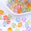 Faceted Bicone Transparent Acrylic Beads DBB12MM-3