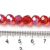Electroplate Transparent Glass Beads Strands LS-EGLA-A035-T8mm-L01-4