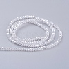 Electroplate Glass Beads Strands EGLA-R048-2mm-01-2
