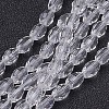 Glass Beads Strands GC891Y-14-1