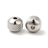 Non-Tarnish 201 Stainless Steel Bead STAS-H214-29D-P-1-2