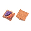 Baking Paint Zinc Alloy Pendants AL-CBA032C-03D-2