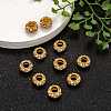 Alloy Rhinestone European Beads CPDL-H997-3-6