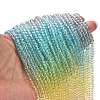 Transparent Painted Glass Beads Strands DGLA-A034-T3mm-A15-2