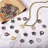 100Pcs 15 Style Alloy Enamel Charms FIND-SZ0002-06-3