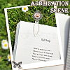 DIY Flat Round Bookmark Making Kits DIY-SC0032-07B-7