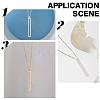 20Pcs 2 Style 201 Stainless Steel Pendants STAS-DC0001-56-7