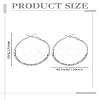 1Pair Alloy Hoop Earrings EJEW-LP0008-029P-2