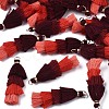 Polycotton(Polyester Cotton) Layered Tassel Big Pendant Decorations FIND-T052-16-12-1