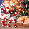 Mushroom Wool Felt Hanging Pendant Decorations AJEW-WH0326-99-5