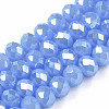 Electroplate Glass Beads Strands EGLA-A034-J3mm-A02-1
